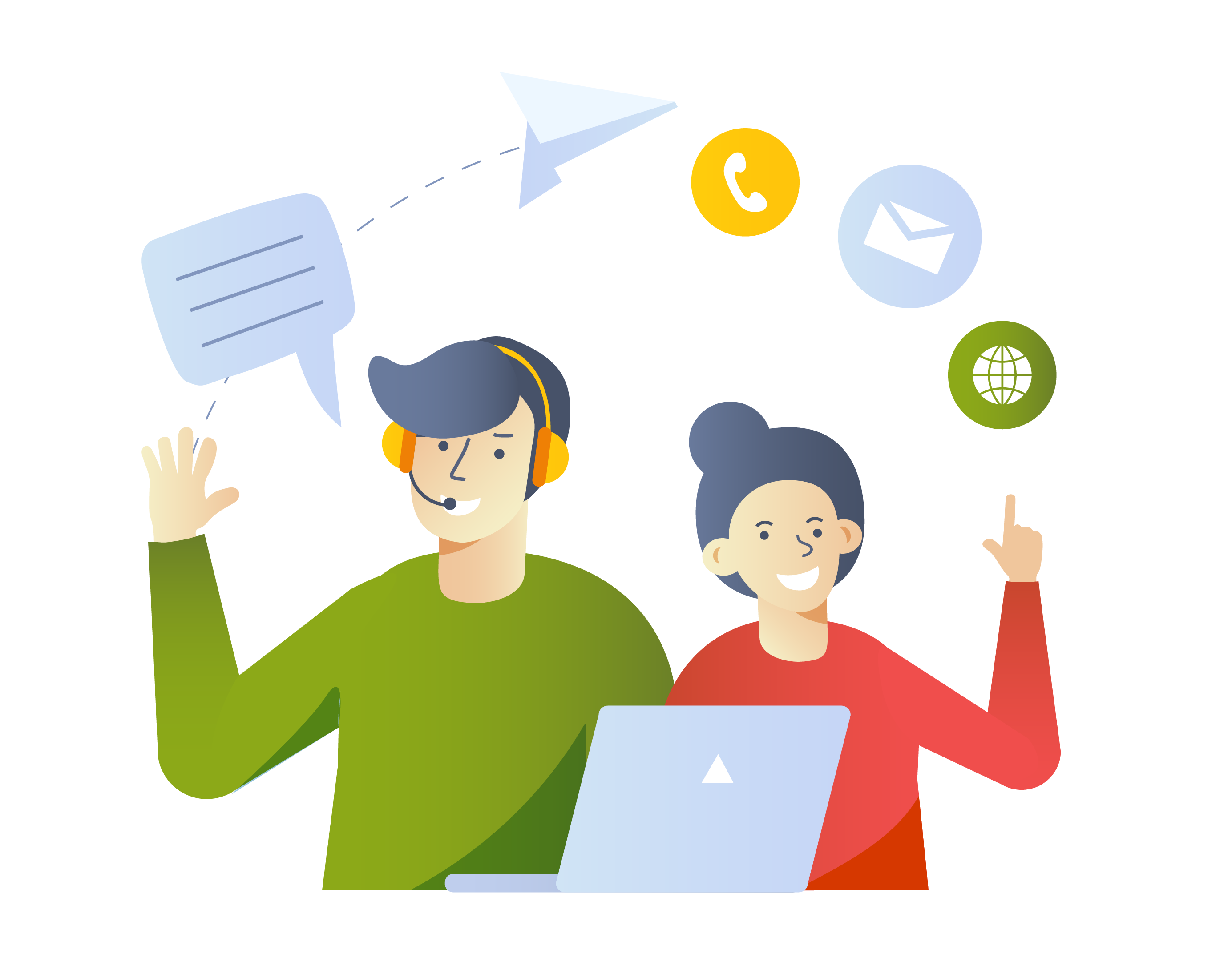 Contact Illustration